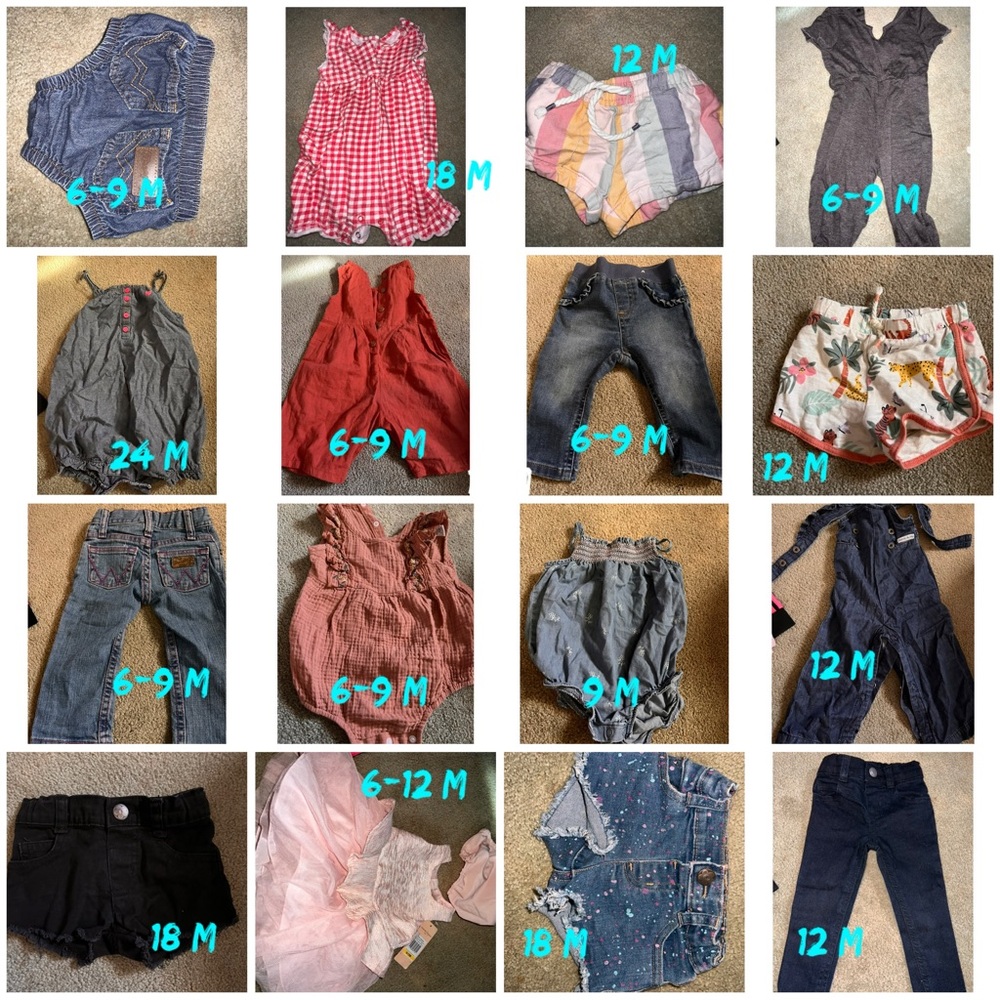 baby girl clothes are used and I ask 120 for everything! - Picture 3 of 6